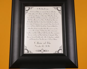 Art Deco Wedding Prayer