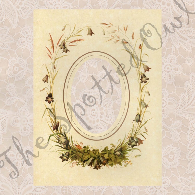 Victorian Frames Set 2 Digital Ephemera Junk Journal Art Junk Journal