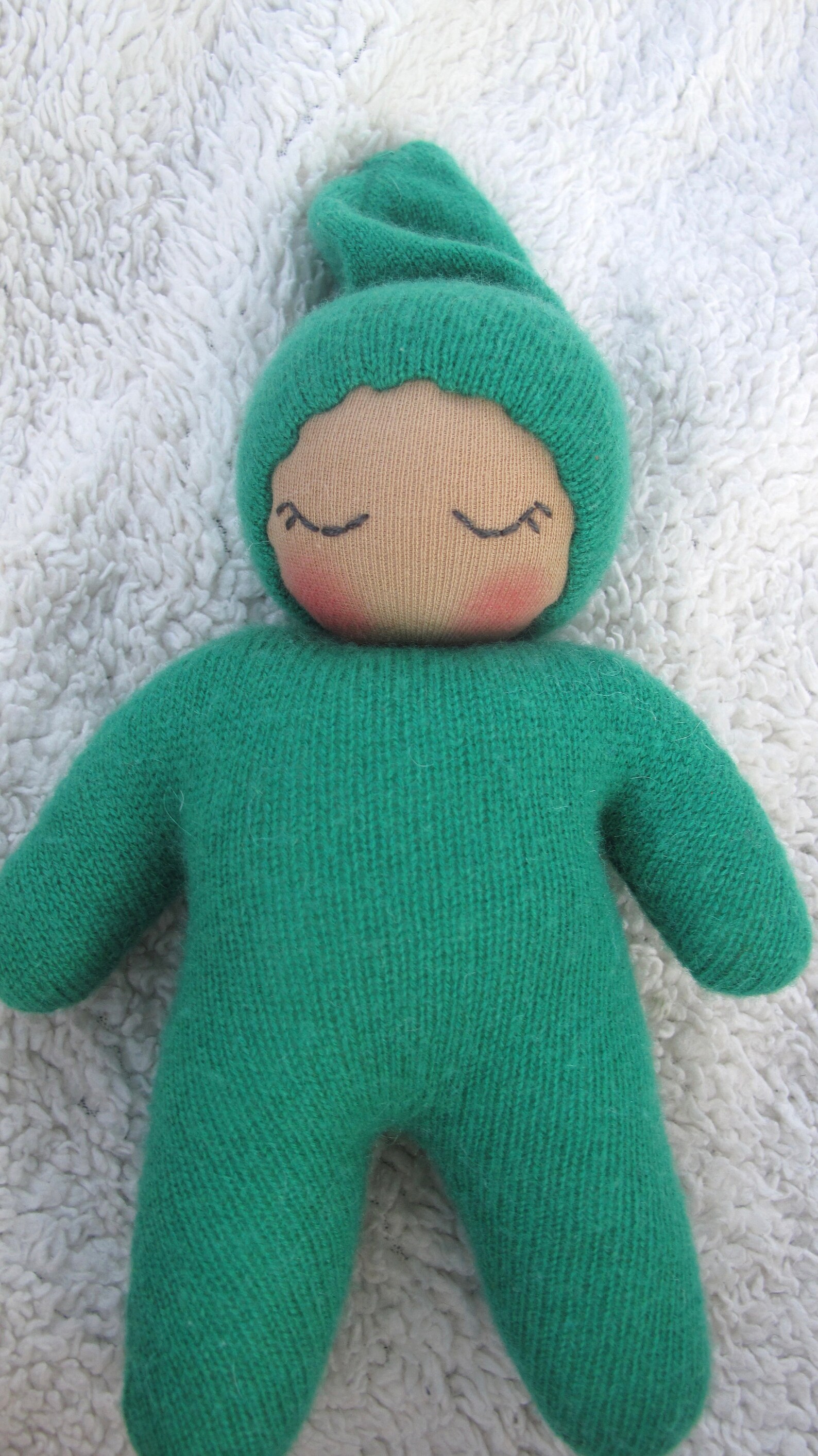 Made to Order Cashmere Cuddle Doll Waldorf Baby 7 Etsy