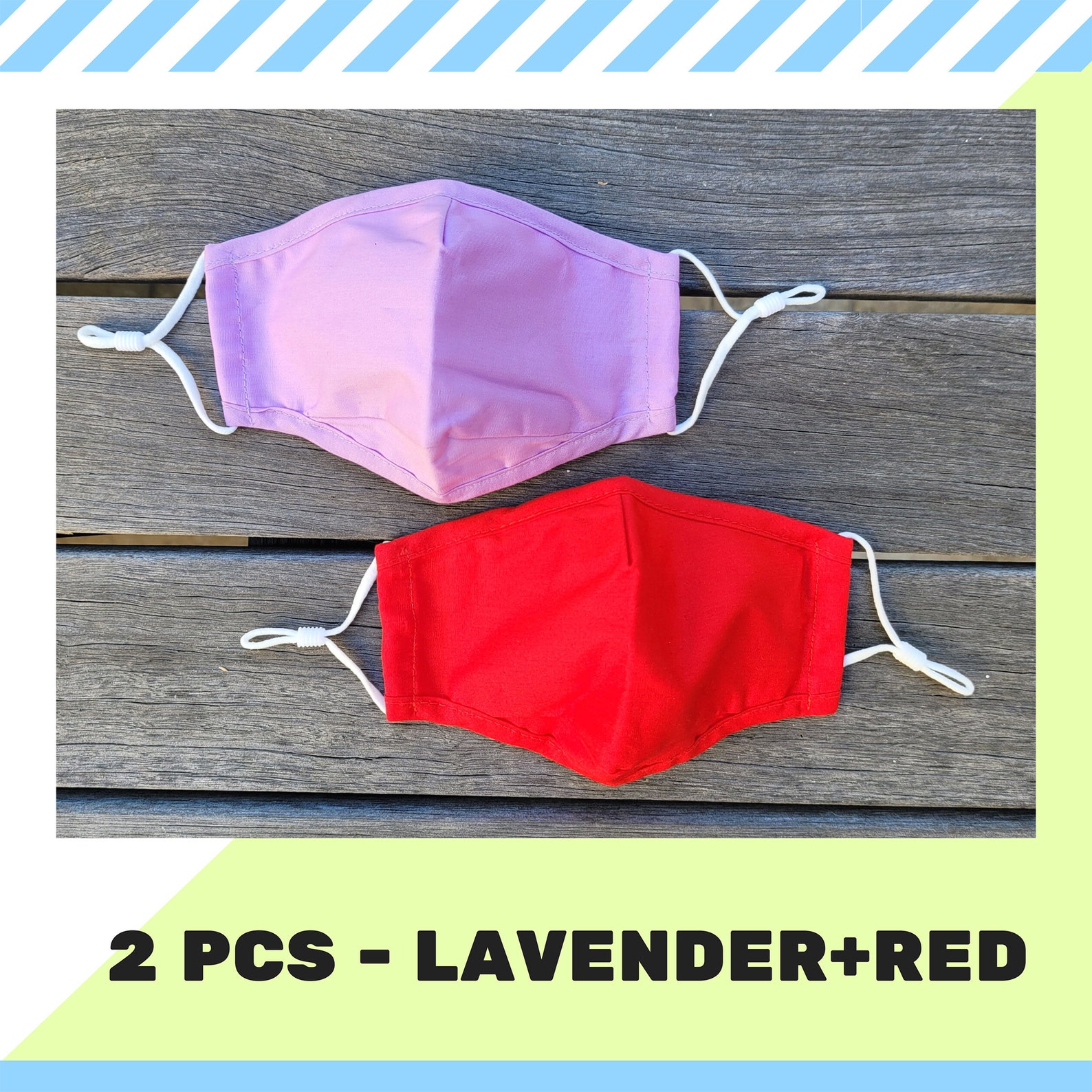 MULTI PACK L Kids Face Mask Nose Wire Adjustable Straps Etsy