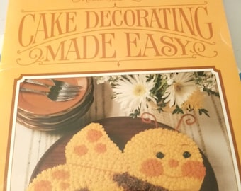 Vintage Cake Decorating Book: Miriam B Loos, Easy Techniques