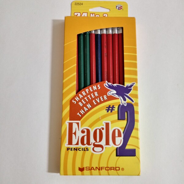 Vintage Eagle Pencils Etsy
