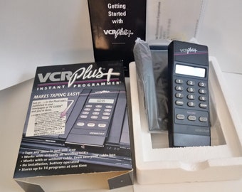 Vintage VCR plus instant programmer remote control for TV VCR