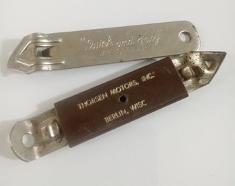 Abridores de botellas antiguos: Utilería de cocina de los años 60 y 70