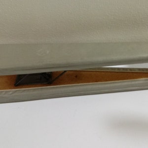 Vintage mini small ironing board with cover for crafts and sewing