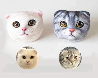 Personalized Pet Sculpture: Custom Plaster Figurine, Pet Memorial Keepsake