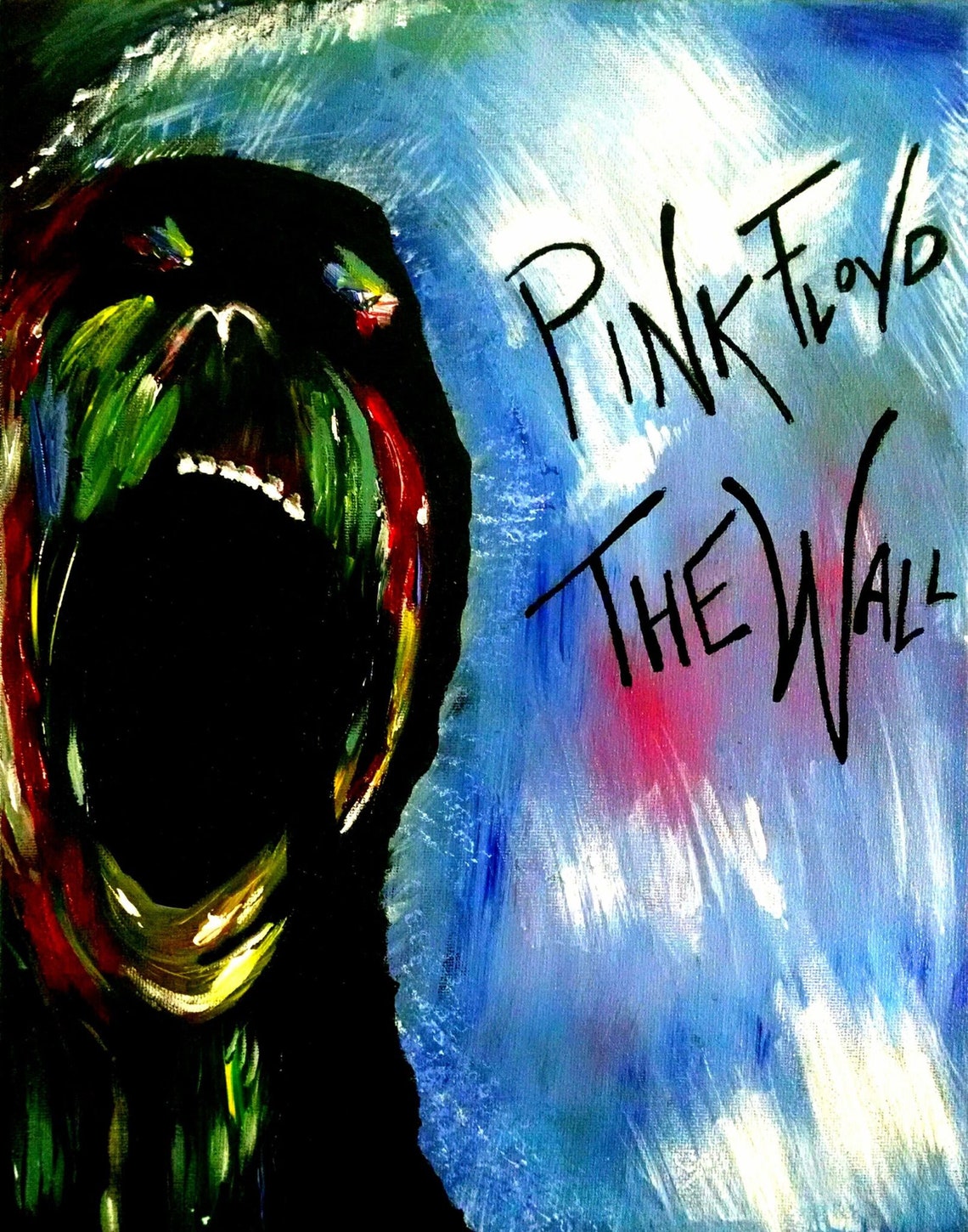 Pink Floyd The Wall Abstract Artwork Acrylic Wall Art | Etsy