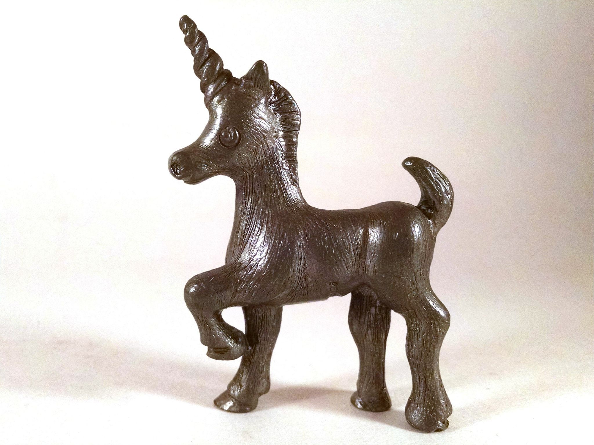 Pewter Miniature Unicorn Unicorn Figurine Cute Unicorn Etsy