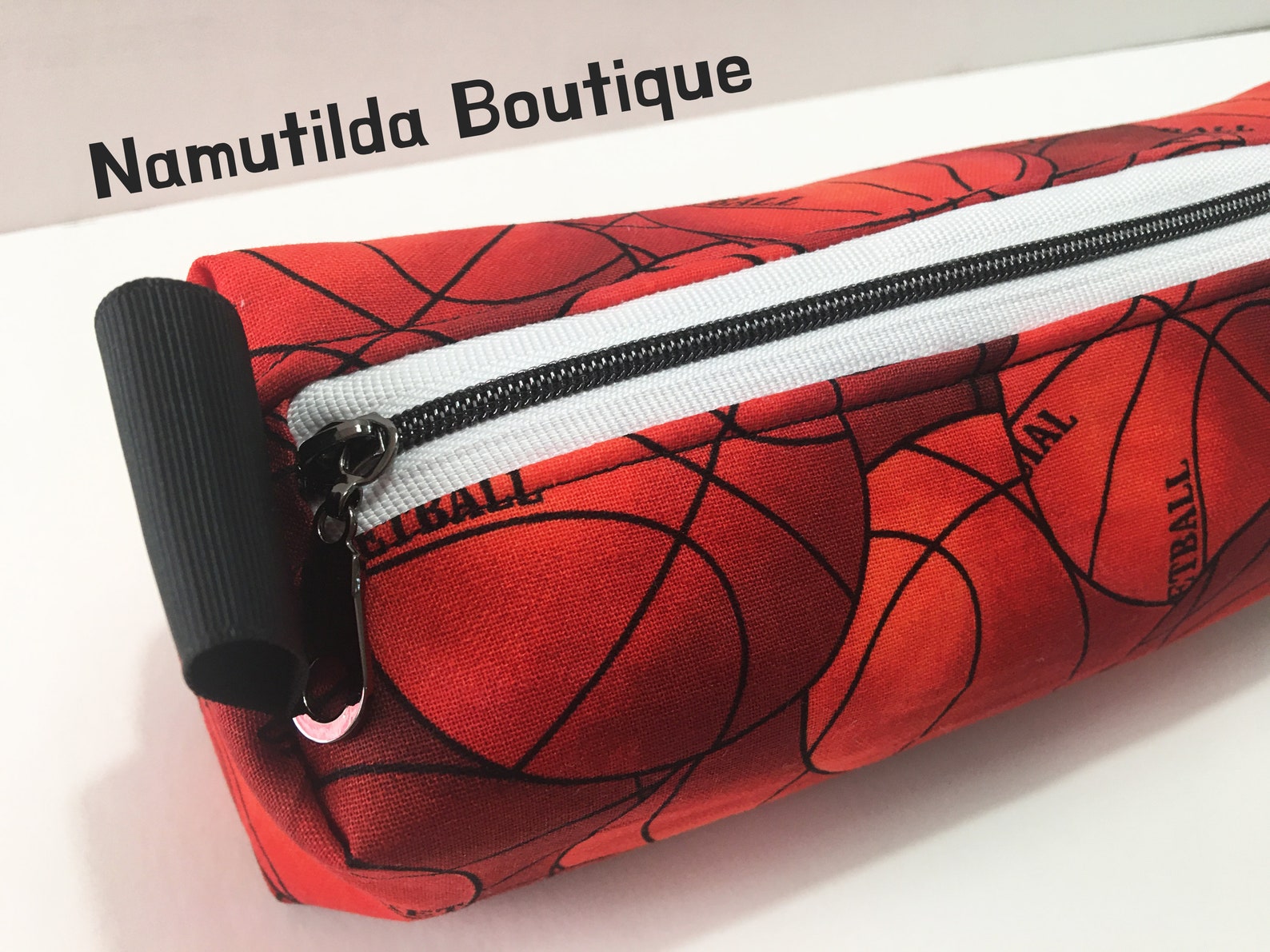 Basketball Fabric Zip Pencil Case Kids Boys Unisex Pencil Etsy