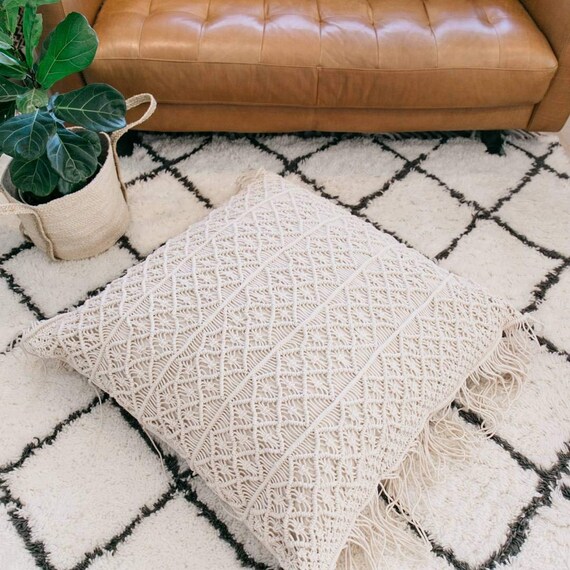 Decorative Macrame cushion & Pillow cover Decoration pillow Etsy