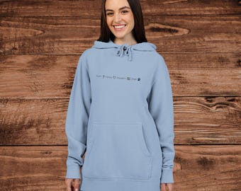 Embroidered American Icons Hoodie, Faith Family Freedom Pullover, Patriotic Patriotic Sweatshirt, Vintage Style Hooded Sweatshirt