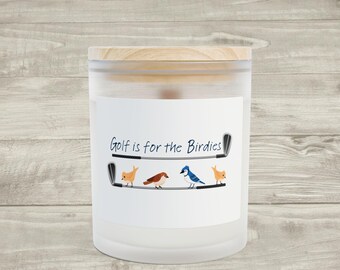 Golf is for the Birdies Frosted Glass Candle | 11oz