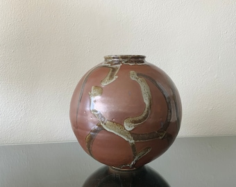 Gerald Newcomb Pottery Studio , Large Glazed Stoneware Vessel