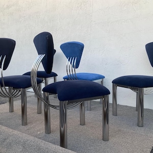 Memphis/ Ettore Sottsass Style Dining Chairs