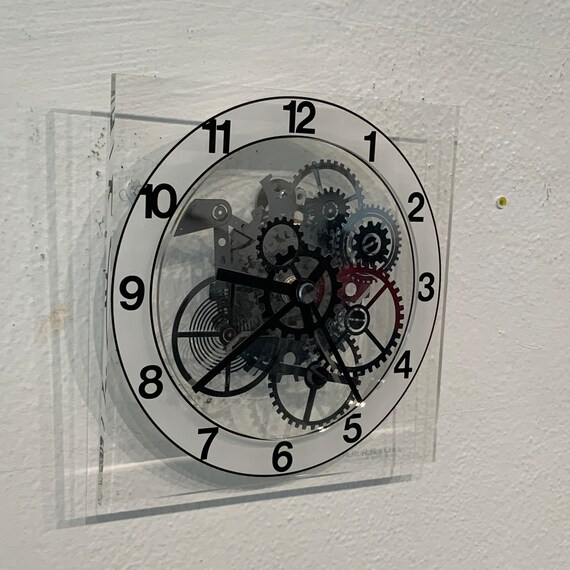 Amazon.com: XIHACTY Wall Clock, Octagon Mirror Glass Clock