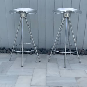 Pepe Cortés,  “Jamaica”  Stools by Amat-3 for Knoll, Set of Two.