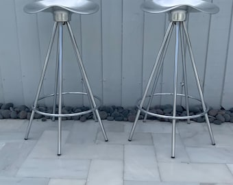 Pepe Cortes - Amat Jamaica - Industrial Vintage Bar Stool - Wooden