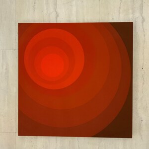 Luitpold Domberger Op Art Silkscreen Print, 1970s