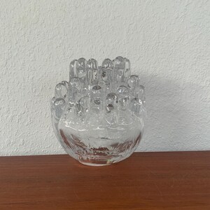 Kosta Boda Polar Art Glass Votive Candle Holder by Goran Warff, Sweden.