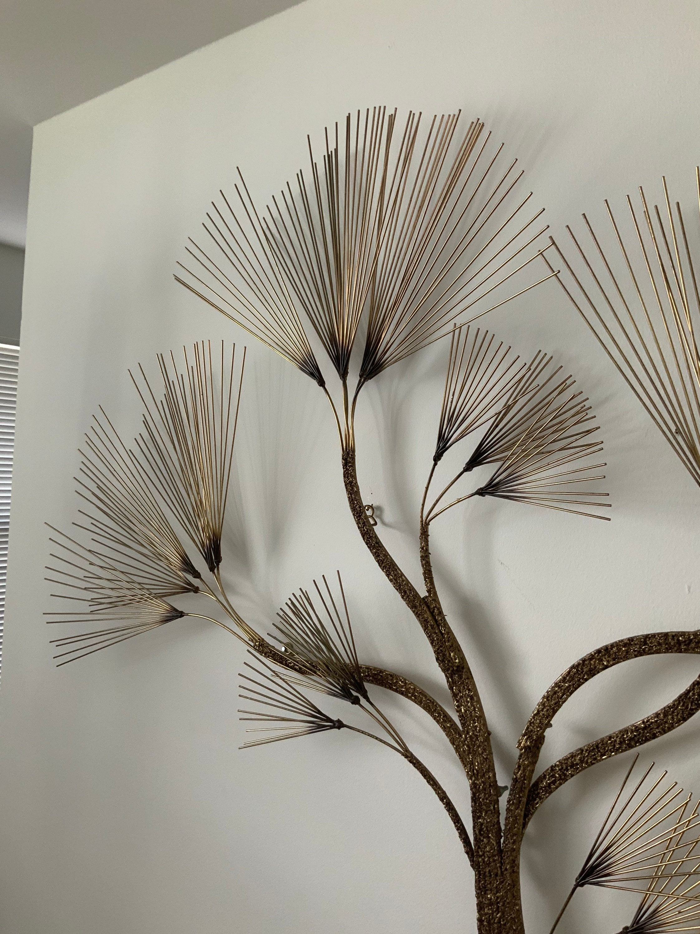 Curtis Jere Monumental Metal Tree Wall Sculpture, 1986 - Etsy