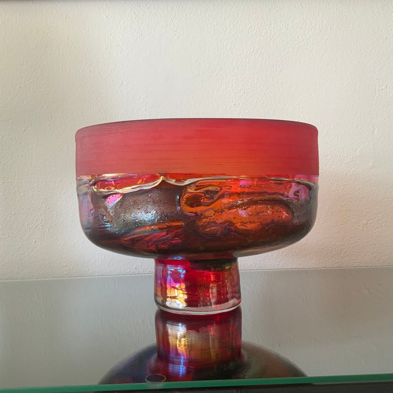 Viz Glass Studio Contemporary Art Glass Vessel/bowl Etsy