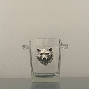 Arthur Court Design Bear & Bull  Ice Bucket