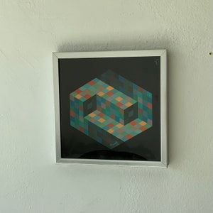 Victor Vasarely “GESTALT” Heliogravure Print