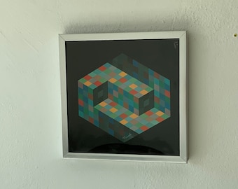 Victor Vasarely “GESTALT” Heliogravure Print