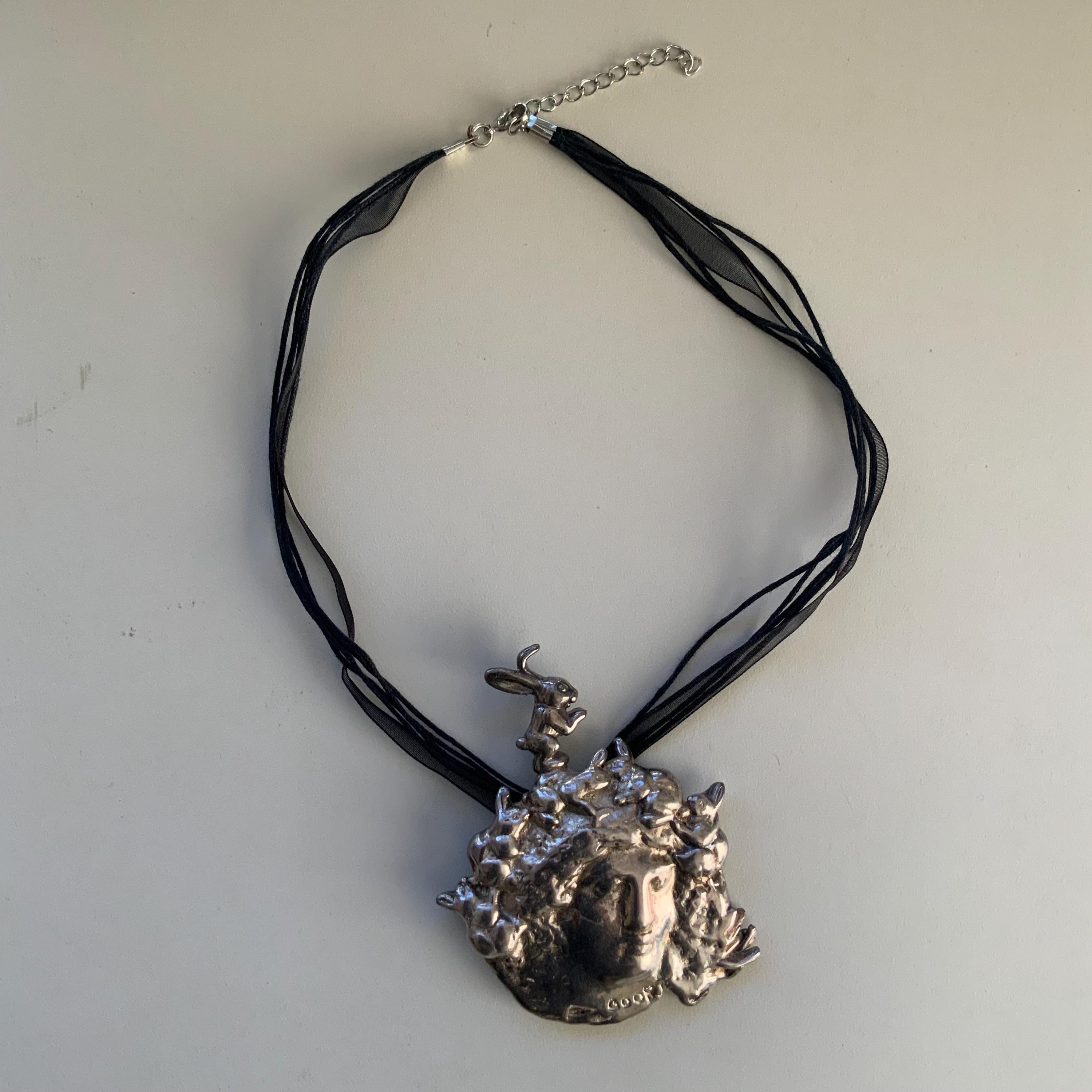 Vtg Ilana Goor, Israel Artist, Silver Tone Abstract Tongue Buckle Brutalist Ilana Goor, an iconic artist/sculptor, who was born in  main image 3