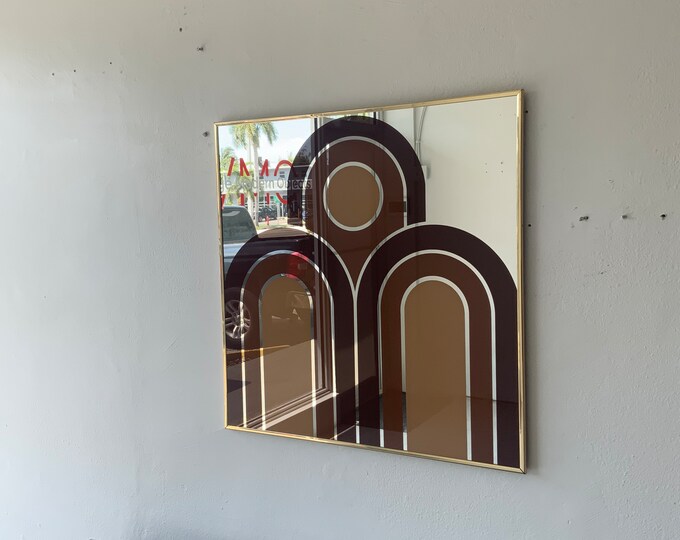 Op Art/geometric Wall Art Mirror by Sharon Art Concept Etsy