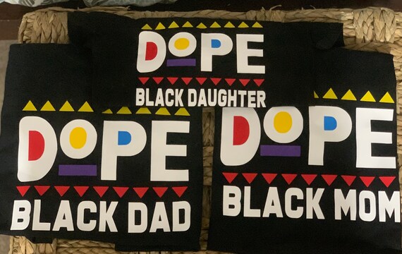 dope black family shirt
