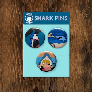 2.25 Shark pin set 3 pack