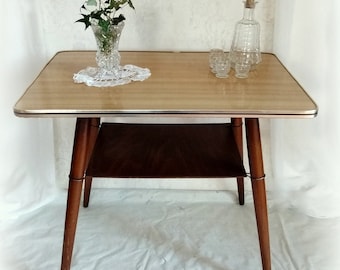 Old cocktail table side table 50s 60s