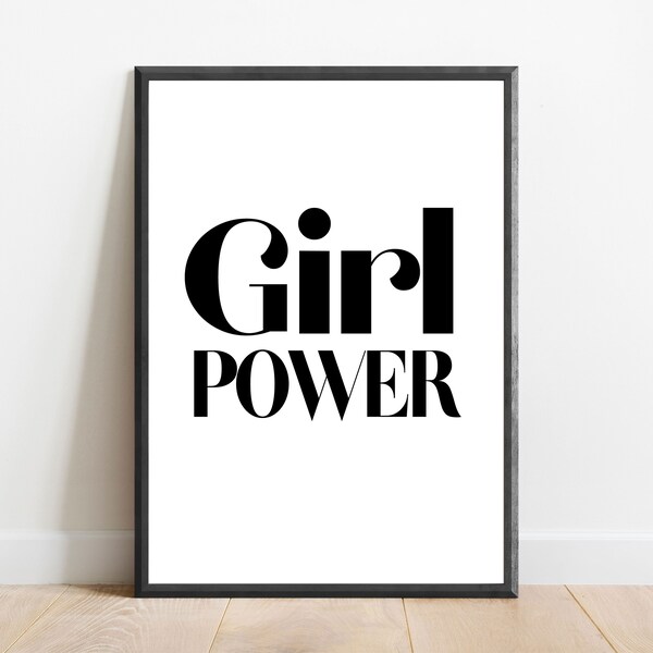 Girl Power Quote Etsy