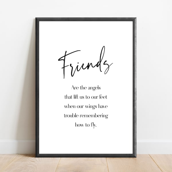 Friend Quote Etsy
