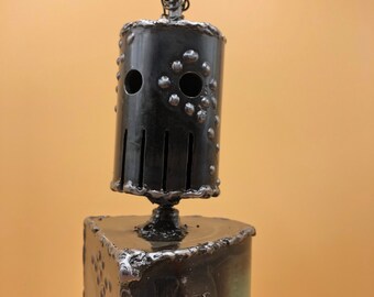 Robot Zombie 111, A Metal Welded Sculpture, A Design Expert