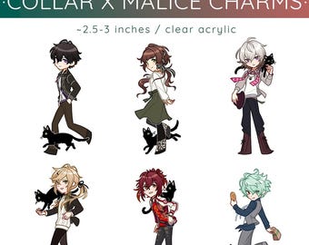 Collar x Malice - Otome Game Acrylic Charms (set 6 of 7)
