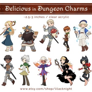 PREORDER - Dungeon Meshi Charms