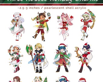 RETIRING - Fire Emblem: Three Houses Holiday Acrylic Charms