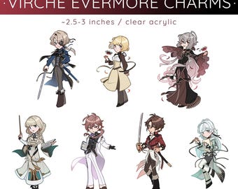 RETIRING - Virche Evermore - Otome Game Acrylic Charms (set 7 of 7)