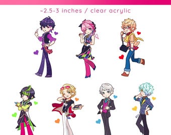 RETIRING - Cupid Parasite - Otome Game Acrylic Charms (set 2 of 7)