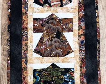 Kimono Wall Hanging Pattern - Paper Pieced