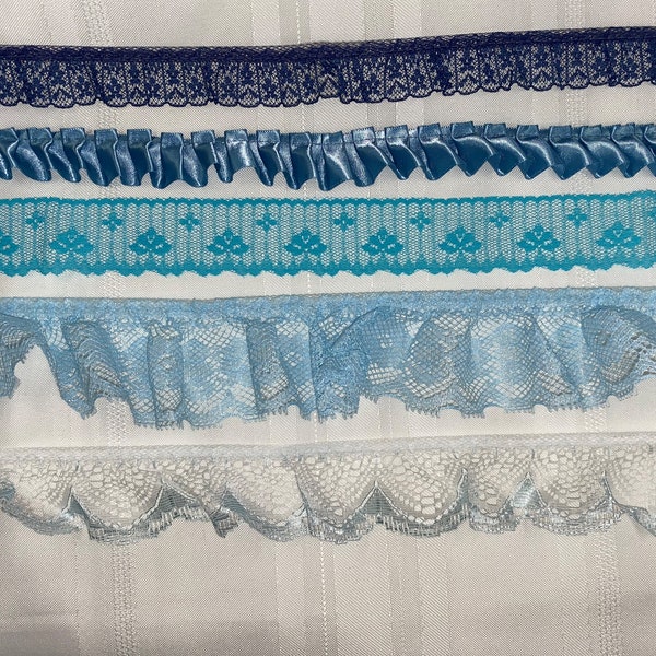 Vintage Lace Bundle - Blue (A)