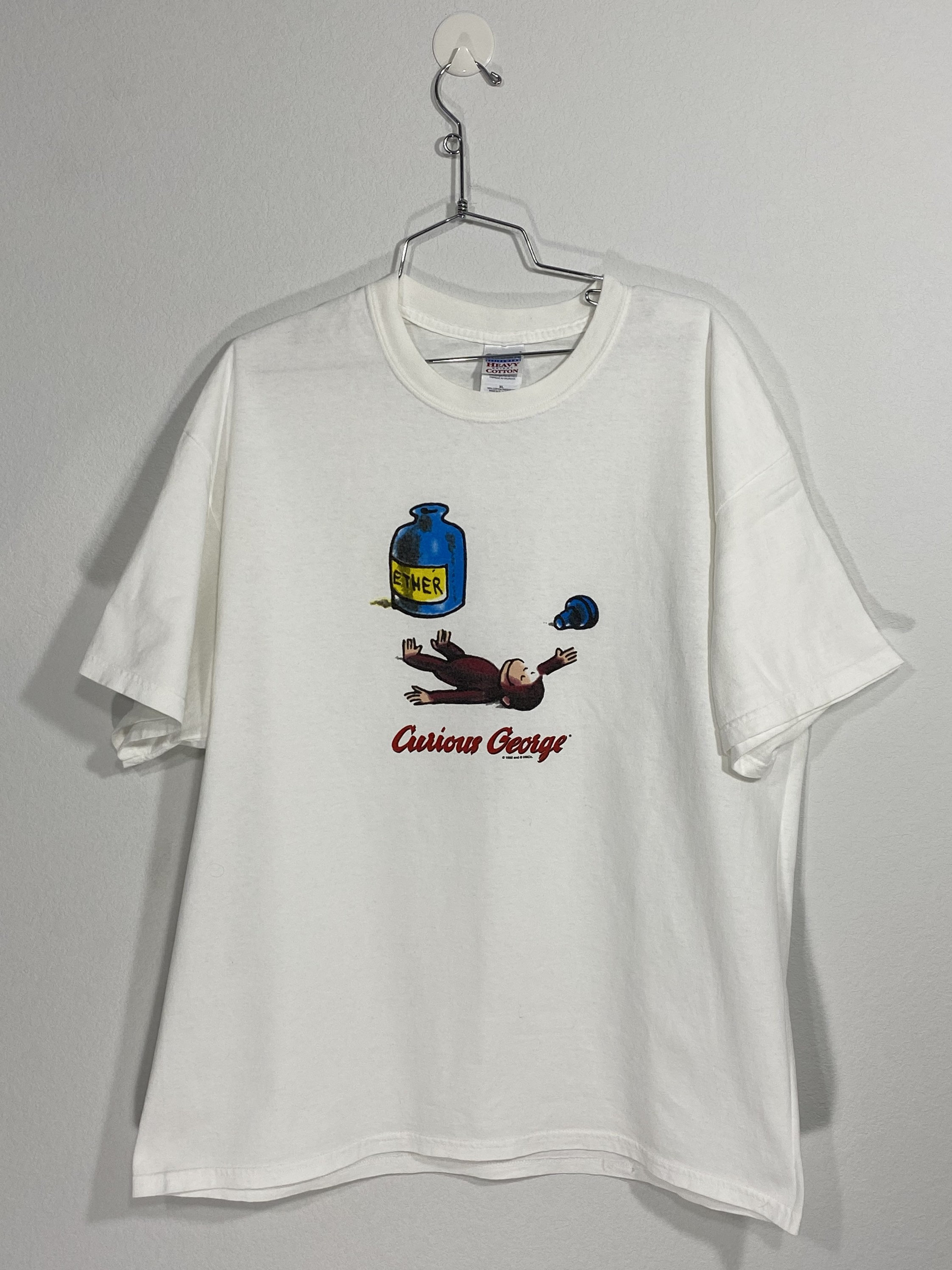 Vintage 90s Curious George Ether T 