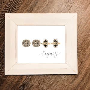 Clemson Legacy Print - MUST read item description in full before purchasing!