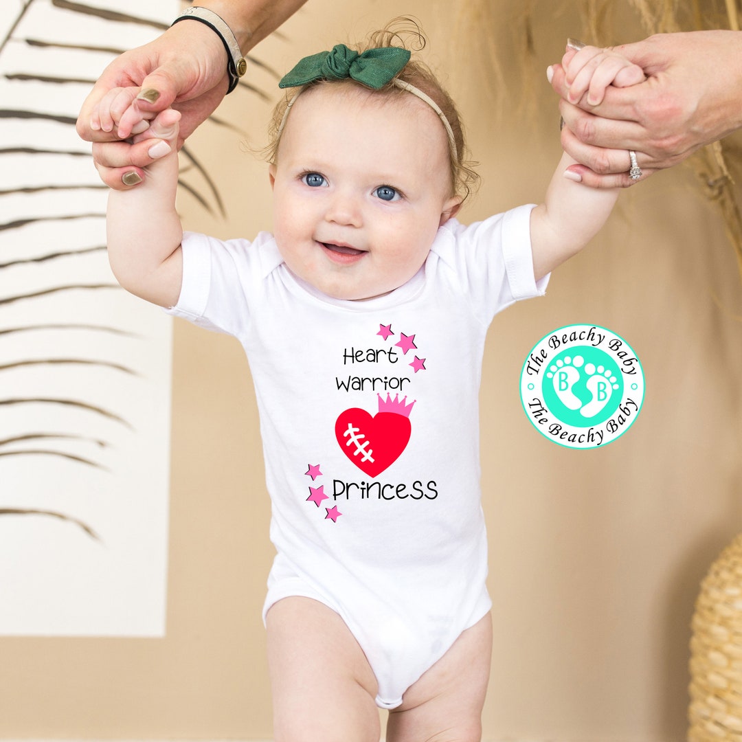Heart Warrior Onesie® Heart Warrior Princess Romper CHD Etsy