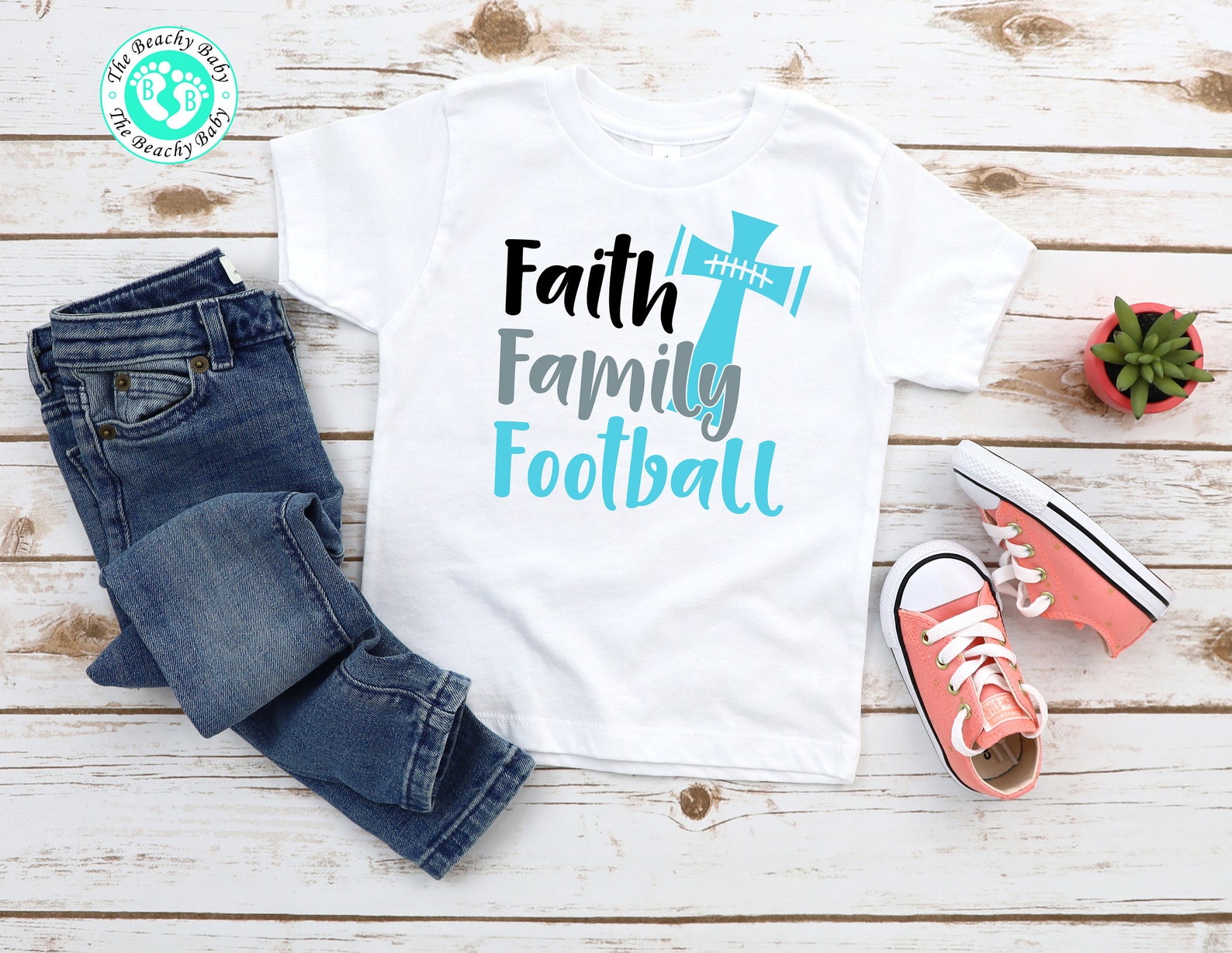 Football Shirt Faith Family Football Football Toddler Shirt - Etsy