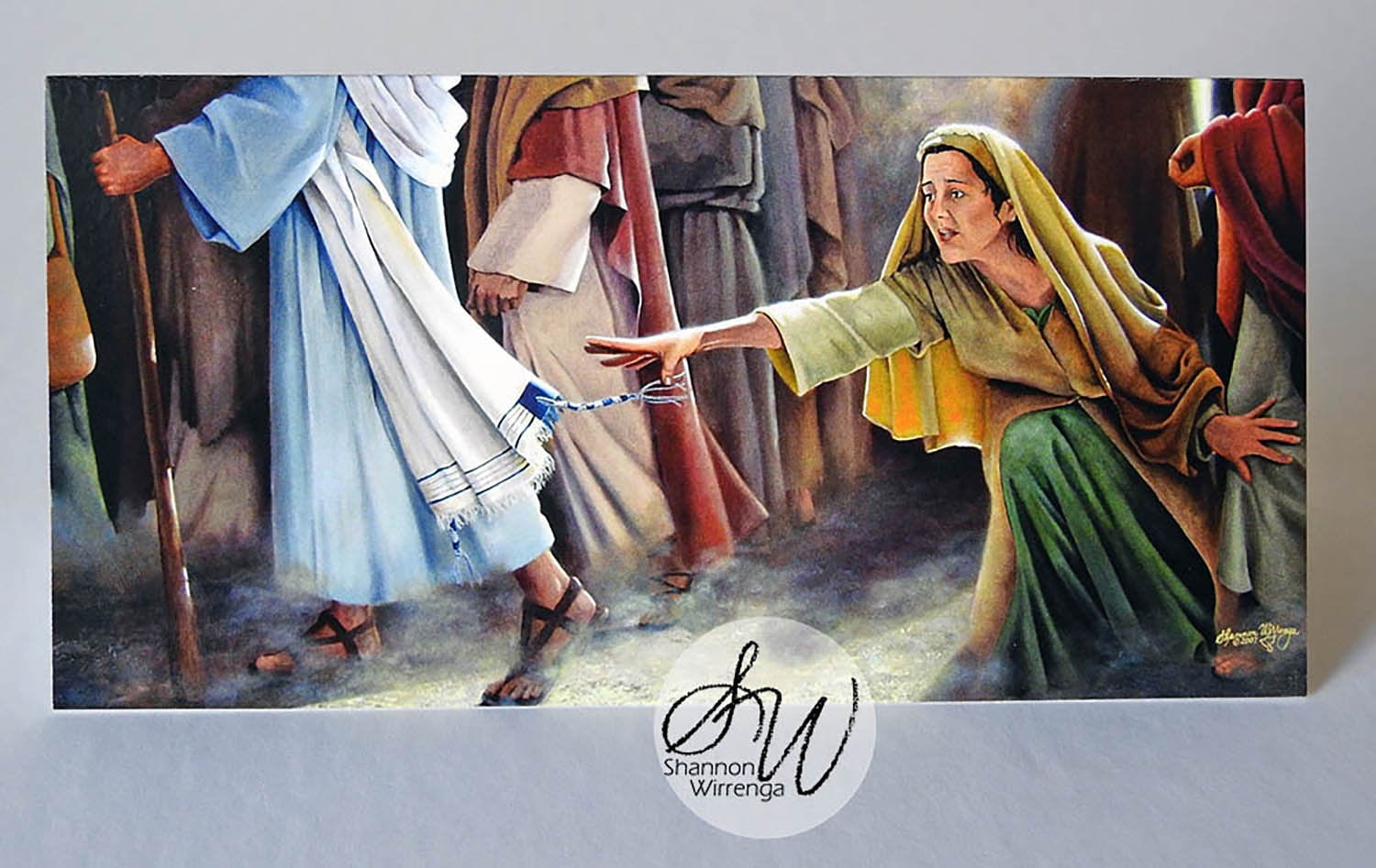 Reach of Faith Greeting Cards, Original Art by Shannon Wirrenga, Touch