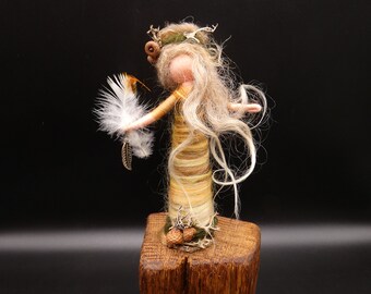 Autumn Fairy Shaman Dreamcatcher Fairytale Wool Natural Elf Smoking Spiritual Mother's Day