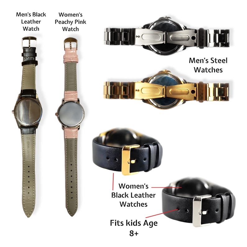 Octopus Watch: Personalized Stainless Steel & Leather Timepiece image 5